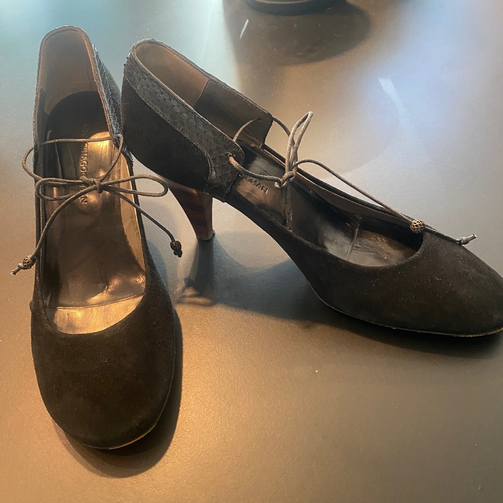 Georgina Goodman Suede Heels